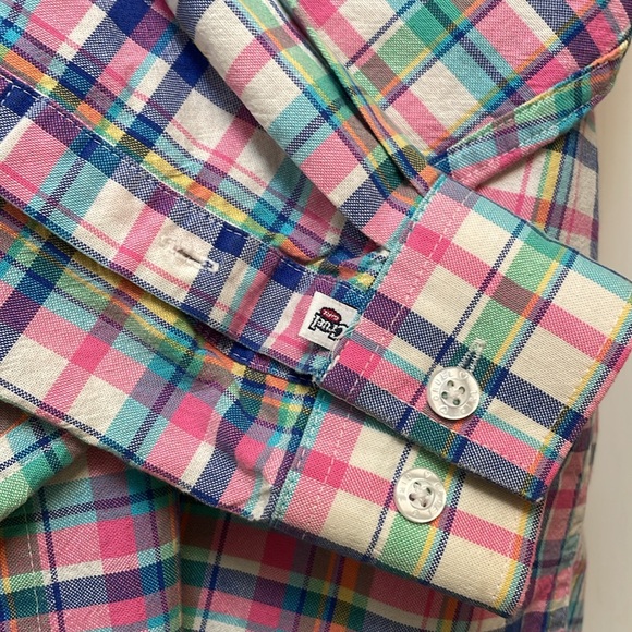 Women’s size, medium, cruel girl, cowgirl button-down, long sleeve plaid‎ shirt. - Picture 5 of 6